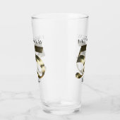 Metaalgoud 55e verjaardag glas (Rechts)