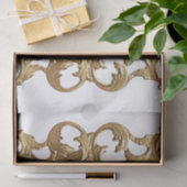 Metaalgoud  Acanthus Leaf  Lijst Tissuepapier (Geschenk)