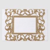 Metaalgoud  Acanthus Leaf  Lijst Tissuepapier (Voorkant)