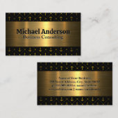 Metaalgoud | Ankerpatroon Visitekaartje (Voorkant / Achterkant)