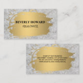 Metaalgoud | Beton Visitekaartje (Voorkant / Achterkant)