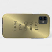 Metaalgoud Case-Mate iPhone Case (Achterkant (horizontaal))