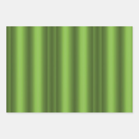 Metaalgoud en groene kerst inpakpapier vel (Voorkant 2)