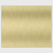 Metaalgoud geborsteld aluminium textuur cadeaupapier (Vlak)