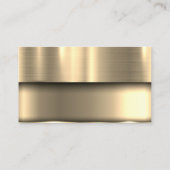 Metaalgoud | Logo bouwbouwbouwbouwer Visitekaartje (Achterkant)