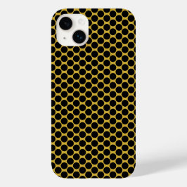 Metaalgoud met Zwarte Stip Stijl Case-Mate iPhone 14 Plus Hoesje