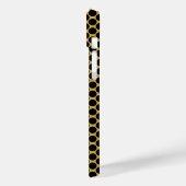 Metaalgoud met Zwarte Stip Stijl Case-Mate iPhone Case (Achterkant / Links)