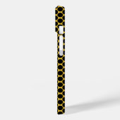 Metaalgoud met Zwarte Stip Stijl Case-Mate iPhone Case (Achterkant / Links)