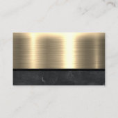 Metaalgoud | Professionals in het bedrijfsleven Visitekaartje (Achterkant)