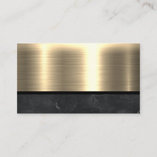 Metaalgoud | Professionals in het bedrijfsleven Visitekaartje (Achterkant)