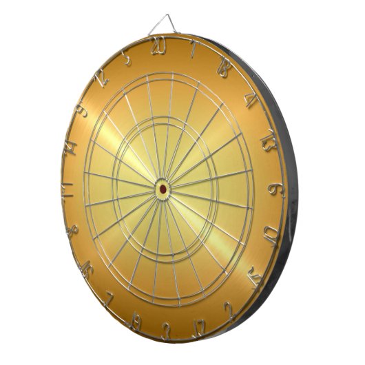 Metaalgoud roestvrij staal metalen blik dartbord (Voorkant Rechts)