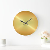 Metaalgoud roestvrij staal metalen blik grote klok (Huis)