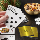 Metaalgoud roestvrij staal metalen blik pokerkaarten (Insitu)