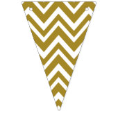 Metaalgoud, wit en roze Baby shower Vlaggetjes (Tweede vlag)