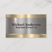 Metaalgoud | Zilver Visitekaartje (Voorkant)