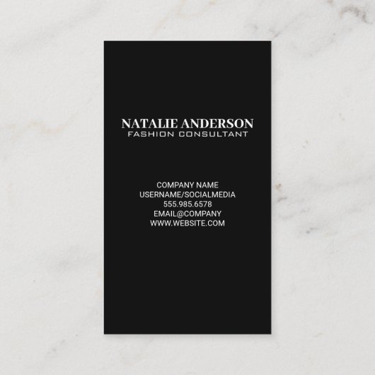 Metaalgouden bewerkte achtergrond visitekaartje (Achterkant)