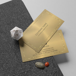 Metaalgoudtextuur schijnt gouden rand visitekaartje