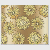 Metaalgoudvormig ontwerp cadeaupapier (Vlak)