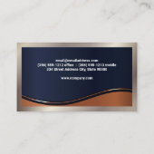 Metaalgrens | Metaalgolf Visitekaartje (Achterkant)