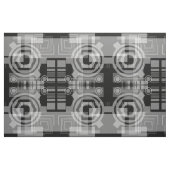 Metaalgrijze geometrische stof (Fat Quarter)