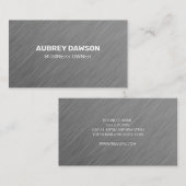 Metaalgrijze textuur visitekaartje (Voorkant / Achterkant)