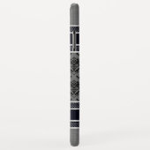 Metaalgrijze zwartwitmaskers Case-Mate iPhone case (Achterkant/rechts)