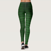 Metaalgroene Leggings (Achterkant)