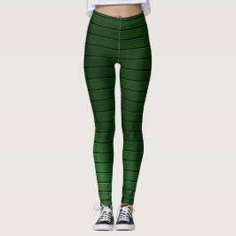 Metaalgroene Leggings