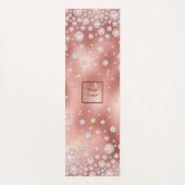 Metaalhandel in gouddiamanten uit het logo yogamat (Voorkant)