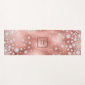 Metaalhandel in gouddiamanten uit het logo yogamat (Voorkant (horizontaal))