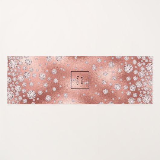 Metaalhandel in gouddiamanten uit het logo yogamat (Voorkant (horizontaal))