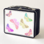 Metaalhoes met vlinder (Voorkant)