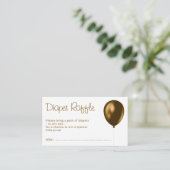 Metaalhoudende Bronze ballonvaarder Informatiekaartje (Staand voorkant)