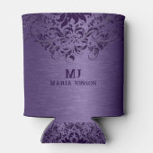 Metaalhoudende Paarse geborstelde aluminium Paarse Blikjeskoeler (Achterkant)