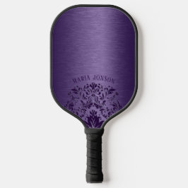 Metaalhoudende Paarse geborstelde aluminium Paarse Pickleball Paddle