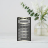 Metaalhoudende rekenfouten visitekaartje (Staand voorkant)