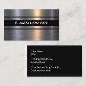 Metaalhoudende Visitekaartjes voor de bouw van cla (Voorkant / Achterkant)