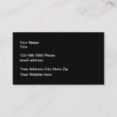 Metaalhoudende Visitekaartjes voor de bouw van cla (Achterkant)