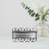 Metaalhout | Bouwmateriaal | Hulpmiddelen Visitekaartje (Staand voorkant)