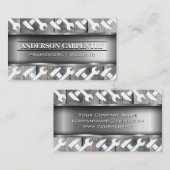 Metaalhout | Bouwmateriaal | Hulpmiddelen Visitekaartje (Voorkant / Achterkant)