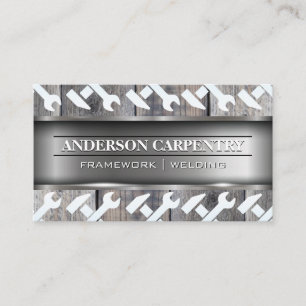 Metaalhout   Bouwmateriaal   Hulpmiddelen Visitekaartje