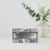 Metaalhout | Frankrijk | Cirkelzagen Visitekaartje (Staand voorkant)