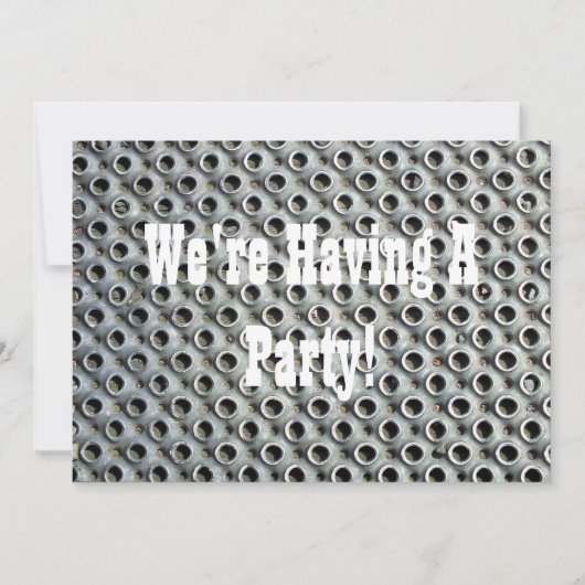 METAALINVITATIE (Voorkant)