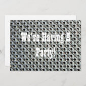 METAALINVITATIE (Voorkant / Achterkant)