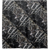 Metaalketting Iron Chains Industrial Grunge Douchegordijn (Voorkant)