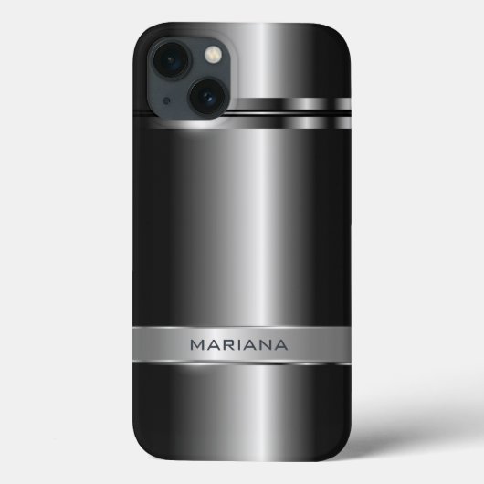 Metaalkleurig, donkergrijs en zilverkleurig, roest Case-Mate iPhone case (Achterkant)