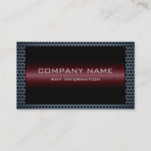 Metaalkleurloos grijze stalen hoes visitekaartje