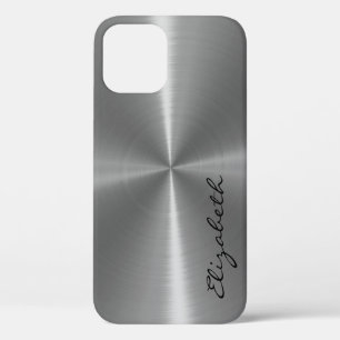 Metaalkleurloos roestvrij staal Case-Mate iPhone case