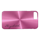 Metaalkleurloos roestvrij staal Metaal Kijk #4 Case-Mate iPhone Case (Achterkant (Horizontaal))