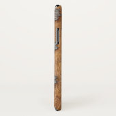 Metaalknop op oude houten deur Case-Mate iPhone case (Achterkant / rechts)